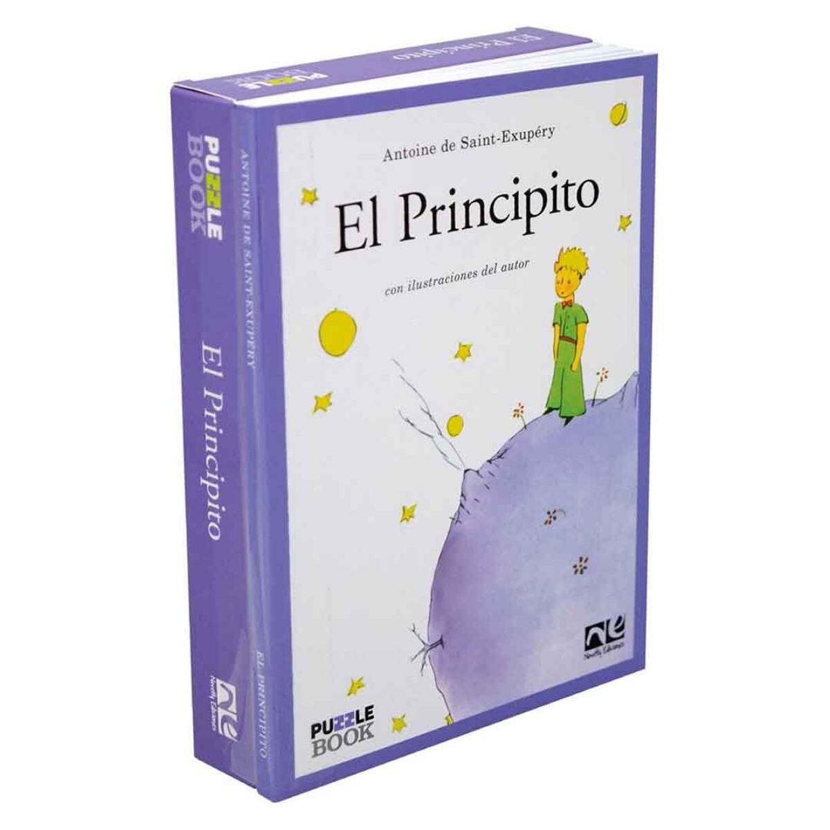 Libro El Principito con ilustraciones originales + puzzle - 001 