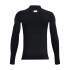 UA HG Armour Mock LS-BLK BLK-001