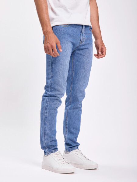 Pantalón jean slim Azul Medio