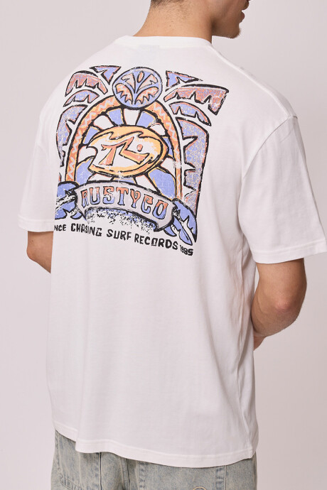 T-SHIRT MUNKE RUSTY Blanco