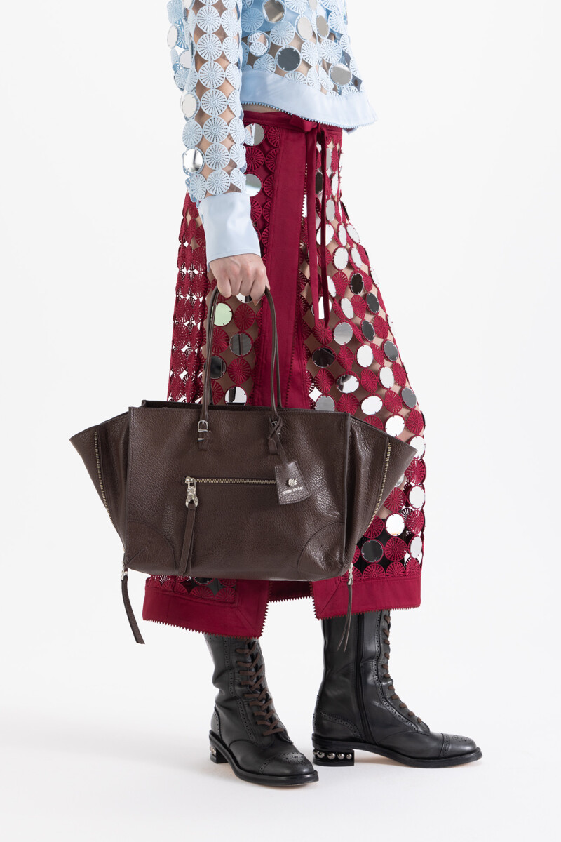 TOTE BARROQUE SMALL Chocolate