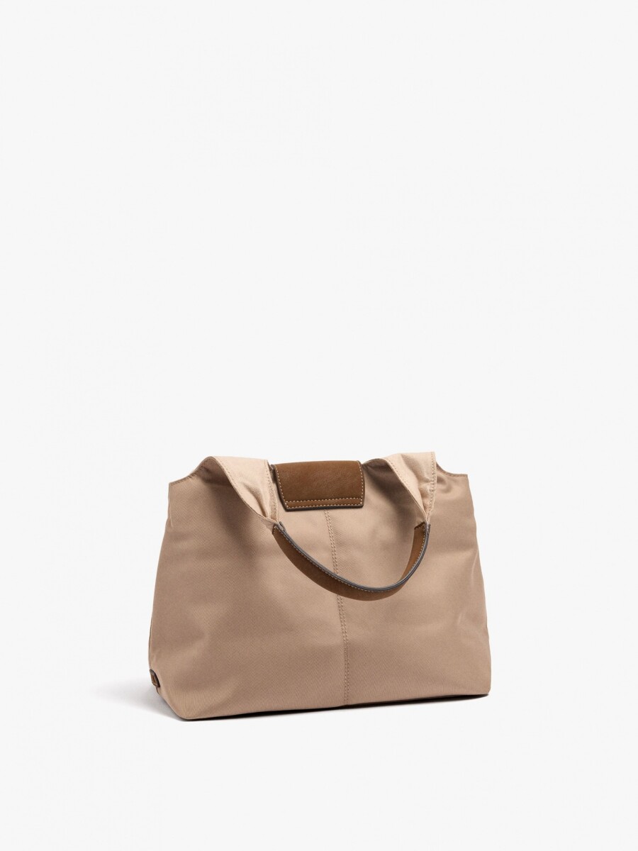 Bolso De Mano De Nylon crudo