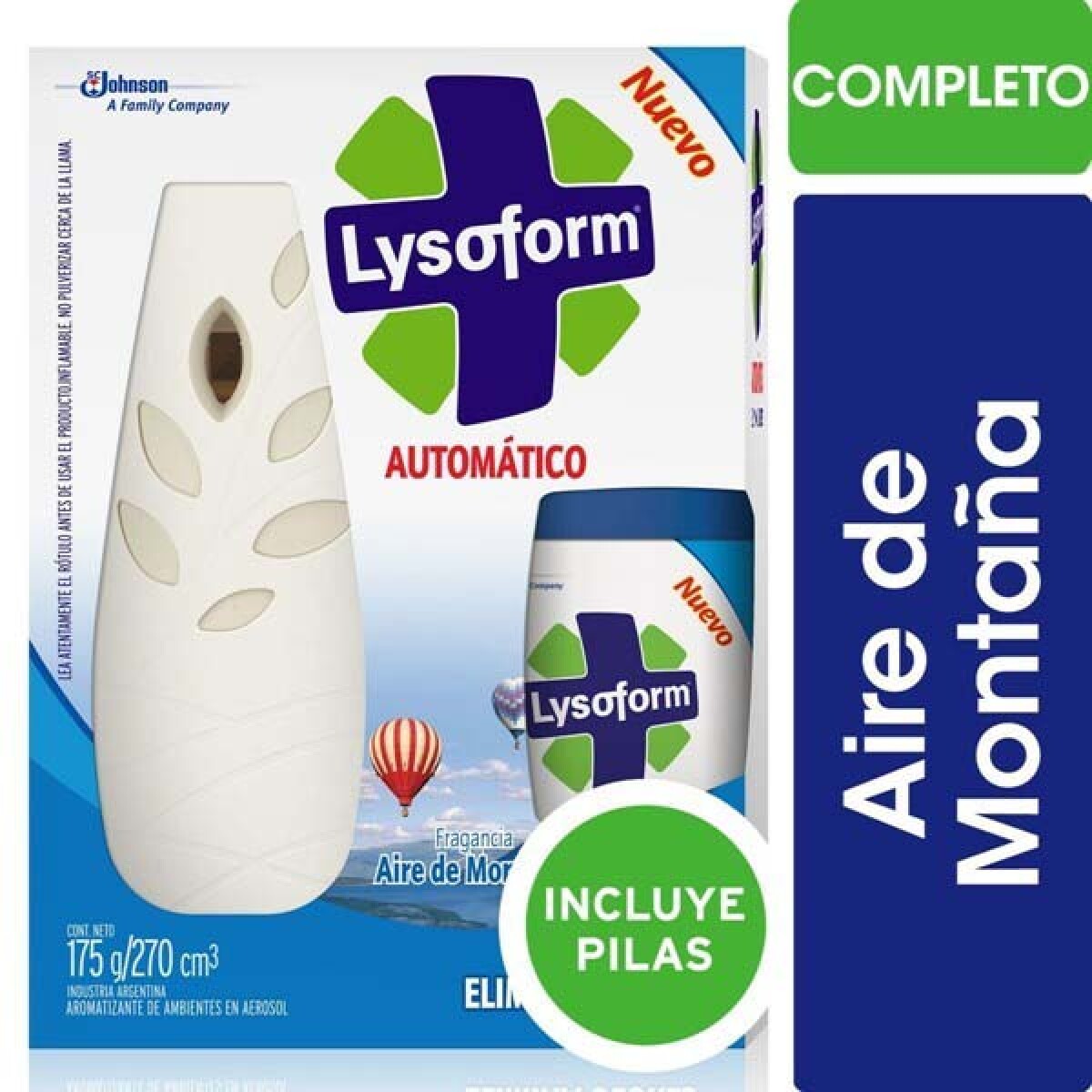 Lysoform Automatico Full Aparato+Repuest 