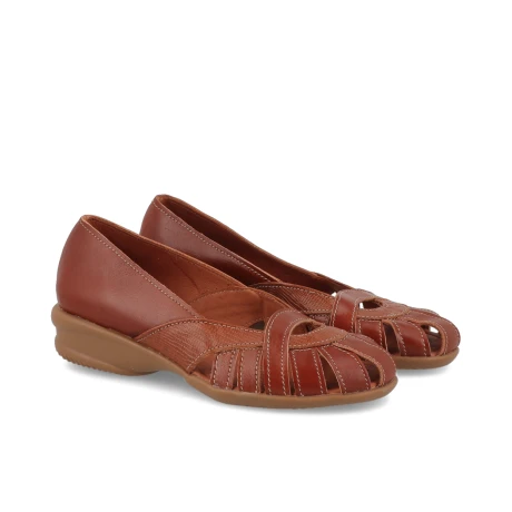 SANDALIAS VENET - CUERO BELLANCO MARRON
