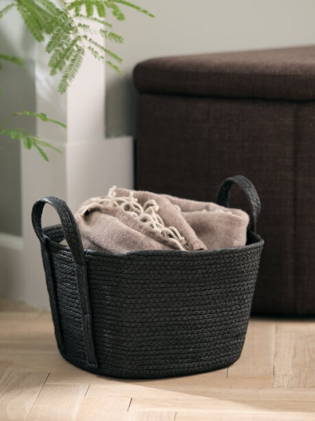 Cesta HJALTI W30xL30xH20 cm negra Cesta HJALTI W30xL30xH20 cm negra