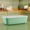 Pote rectangular multiuso 5lts VERDE MENTA