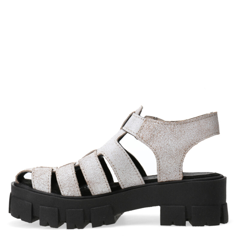 Sandalias de Mujer Miss Carol MAXA de cuero franciscana Blanco