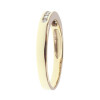 Anillo medio sin fin Chana chico en oro amarillo 18k con brillantes. Anillo medio sin fin Chana chico en oro amarillo 18k con brillantes.