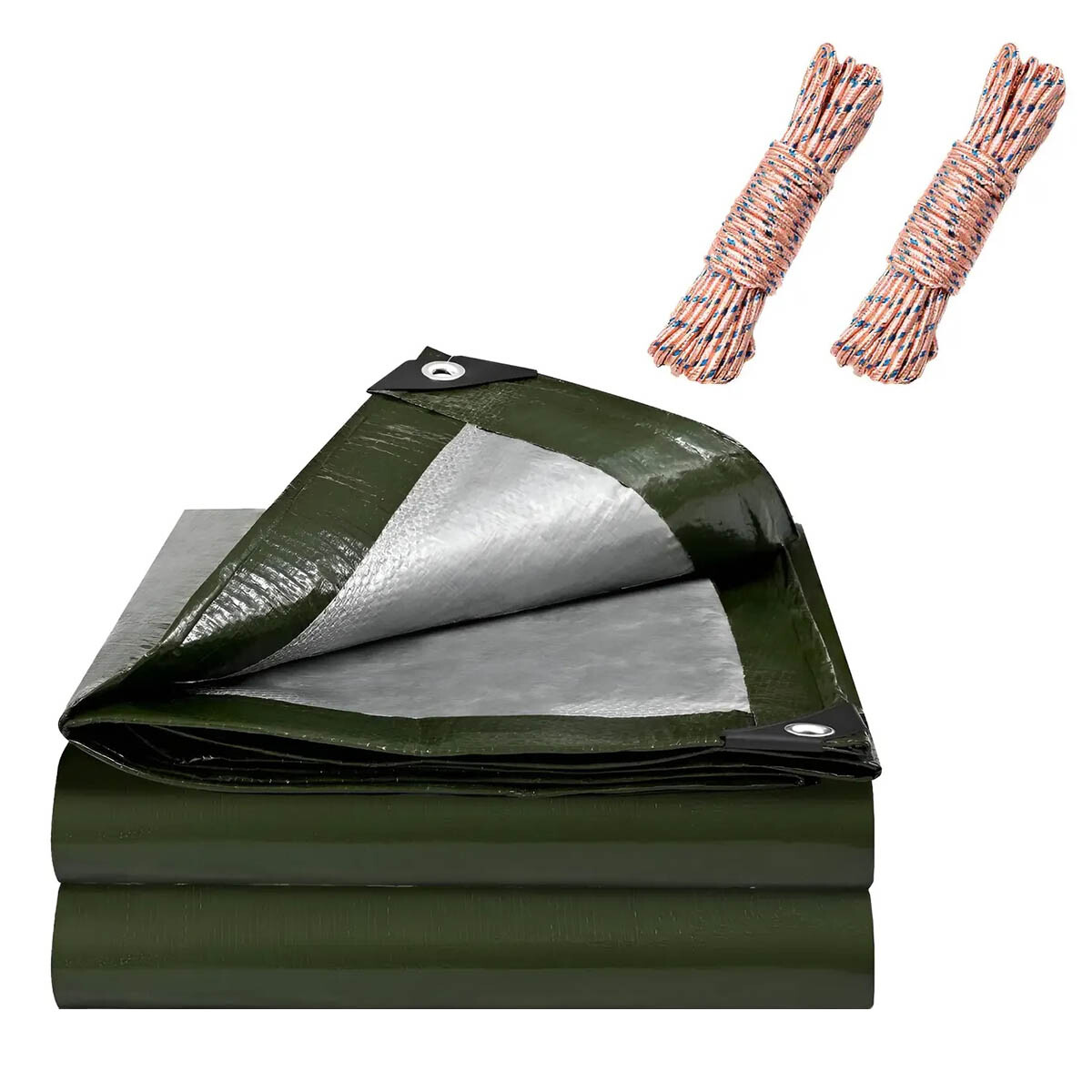 Lona Toldo Impermeable Uv Carpa 2x3mt + 2 Cuerda 5m 