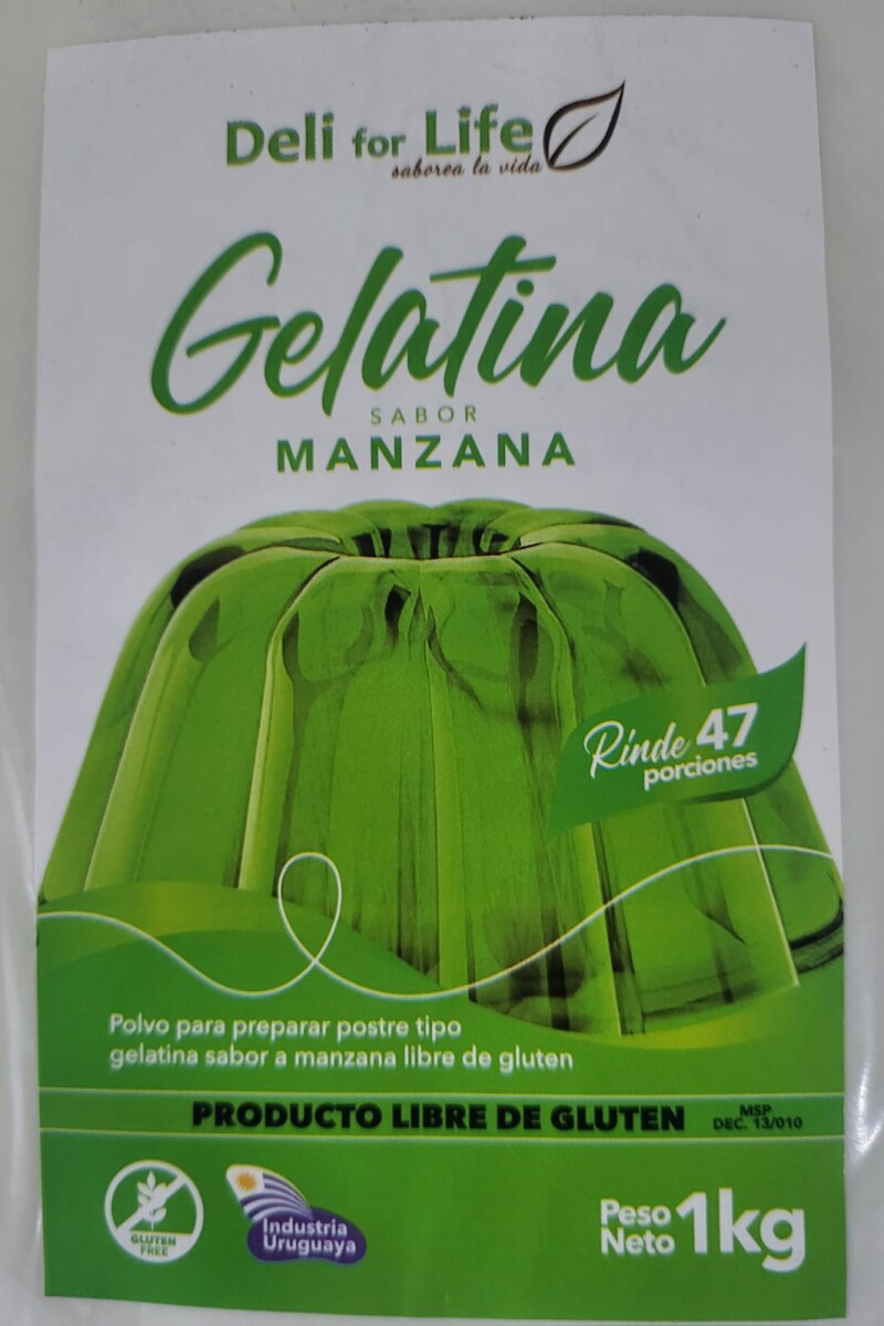 Gelatina Manzana 1kg 