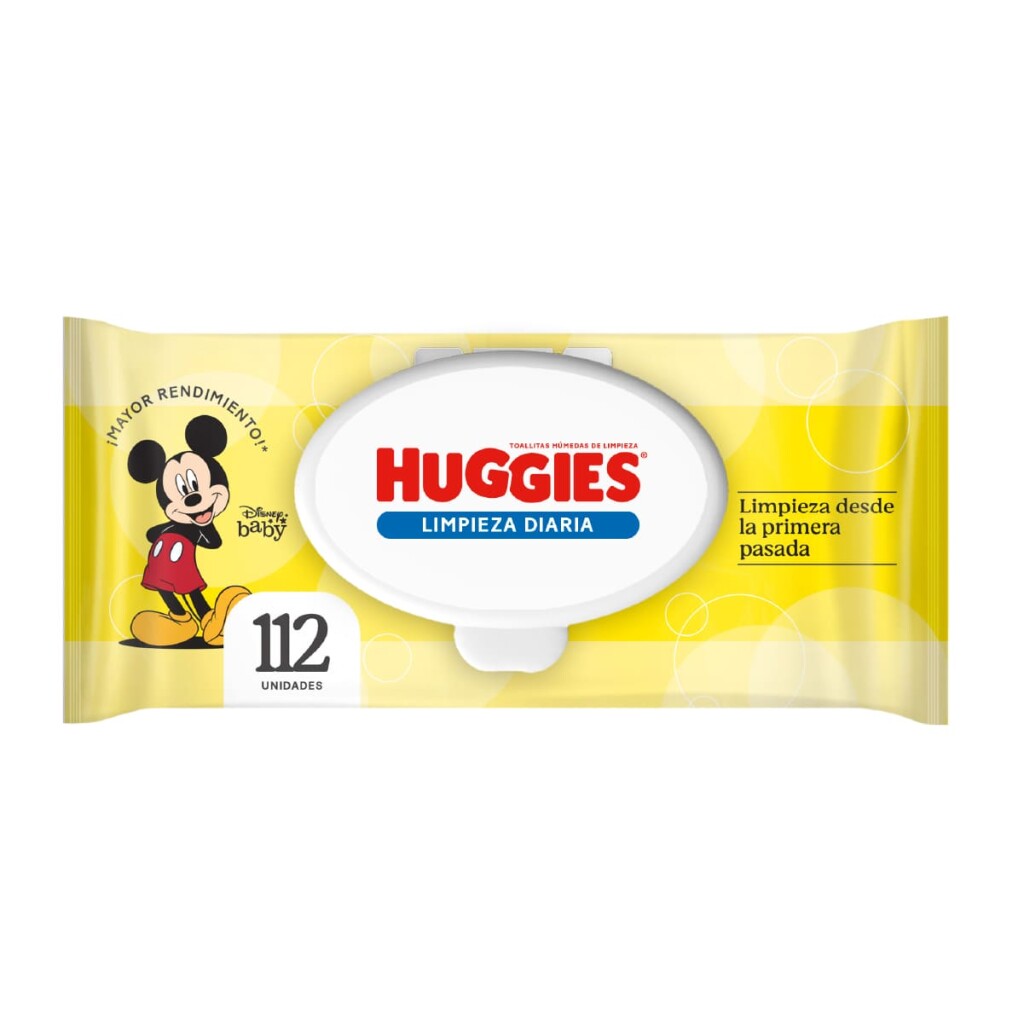 Toallitas Humedas de Limpieza Diaria Huggies - Cont. 112 Unidades