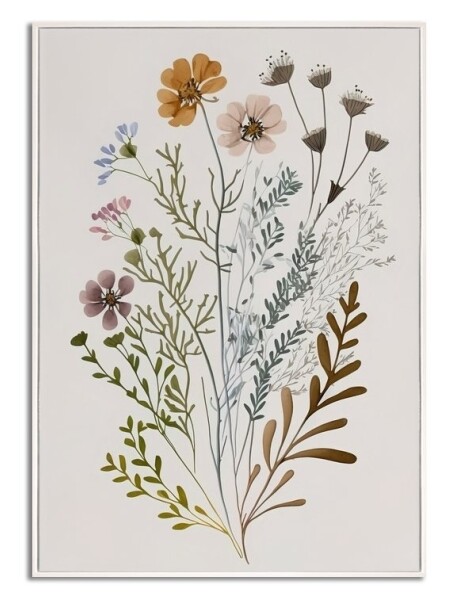 CUADRO CANVAS 40x60cm MARCO RAMO FLORES 1 CUADRO CANVAS 40x60cm MARCO RAMO FLORES 1