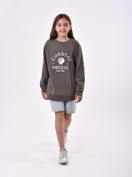 BUZO MILA GRIS OSCURO