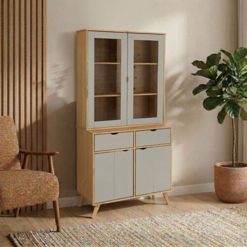 Cristalero 4 Puertas 2 Cajones- Linea Dublin Cristalero 4 Puertas 2 Cajones- Linea Dublin