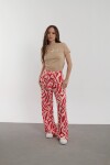 PANTALON KENDALL ESTAMPADO ROSA Y BEIGE