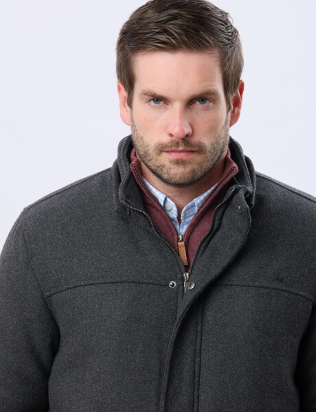 SACO DE PAÑO CON CAPUCHA Gris