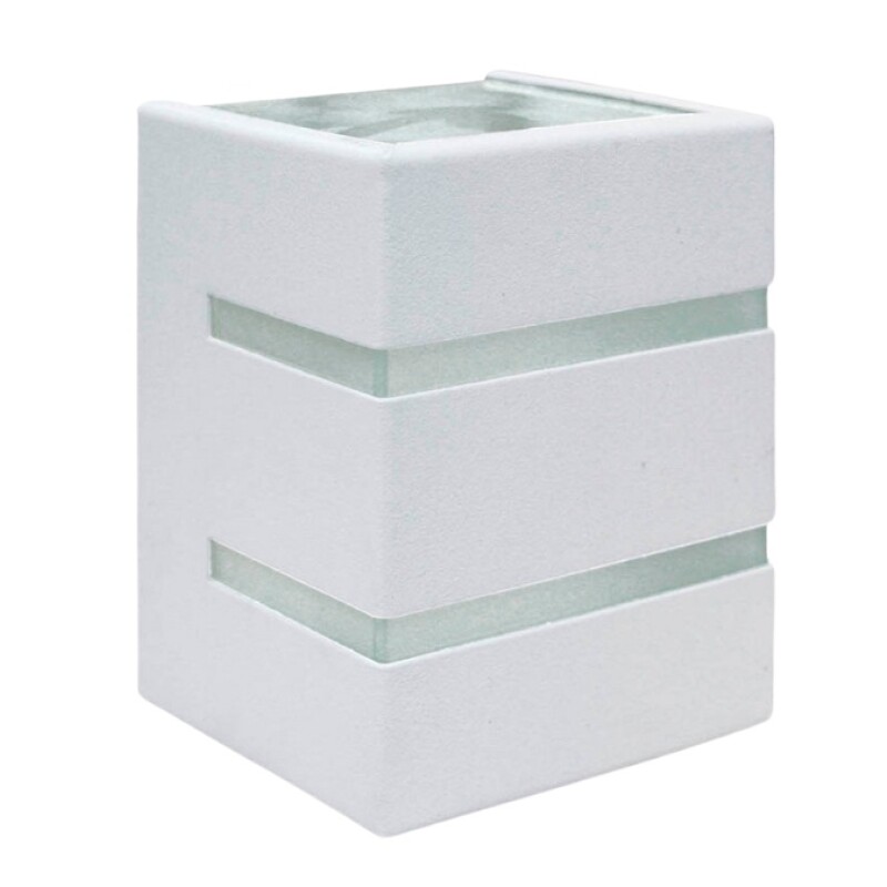 APLIQUE DE PARED VCP G9 2 ABERTURAS BLANCO APLIQUE DE PARED VCP G9 2 ABERTURAS BLANCO