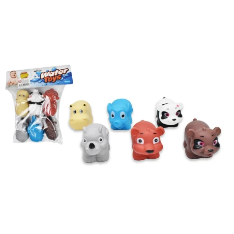 ANIMALES GOMA X6PCS ANIMALES GOMA X6PCS