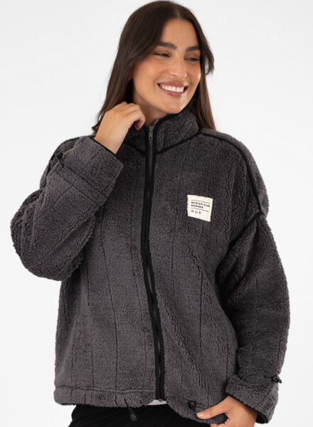 Sport sherpa jacket Gris