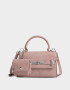 City Cartera City Efecto Croco - Rosa Viejo