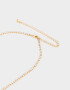 Cadena Corta con Dije Premium Gold Cortos - Dorado