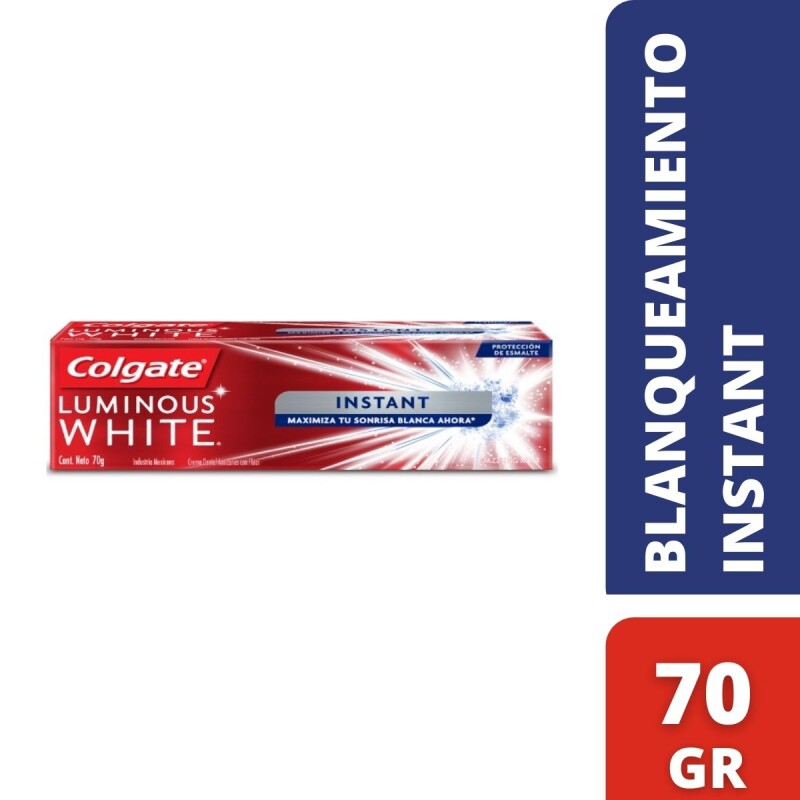 Pasta Dental Colgate Luminous White Instant 90 GR Pasta Dental Colgate Luminous White Instant 90 GR