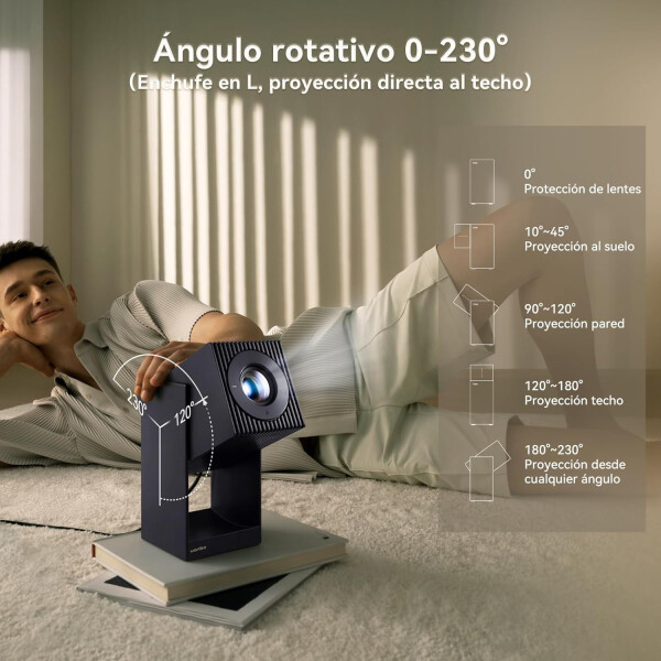 Proyector Wanbo Cube 2 Pro Android 1gb Ram 8gb NEGRO