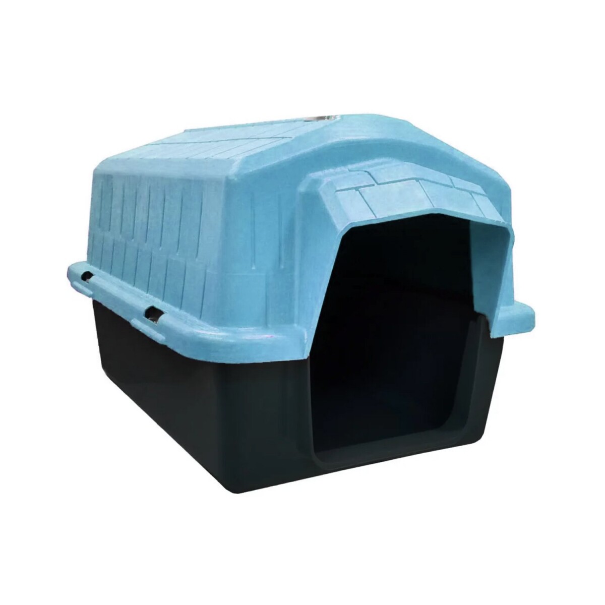 Casa Casilla Cucha Perro Mascota N3 Plastico Raza Mediana - Color Variante Azul 