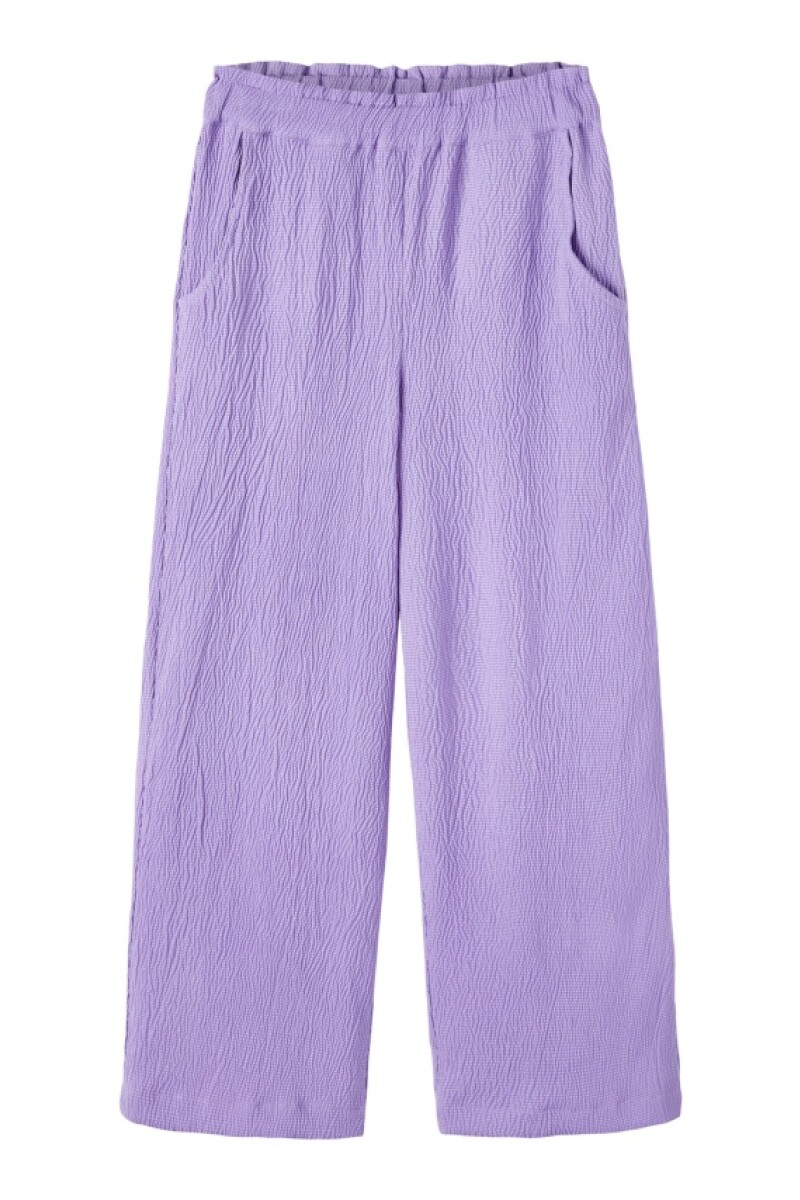 Pantalones Wide Leg Fit Aster Purple