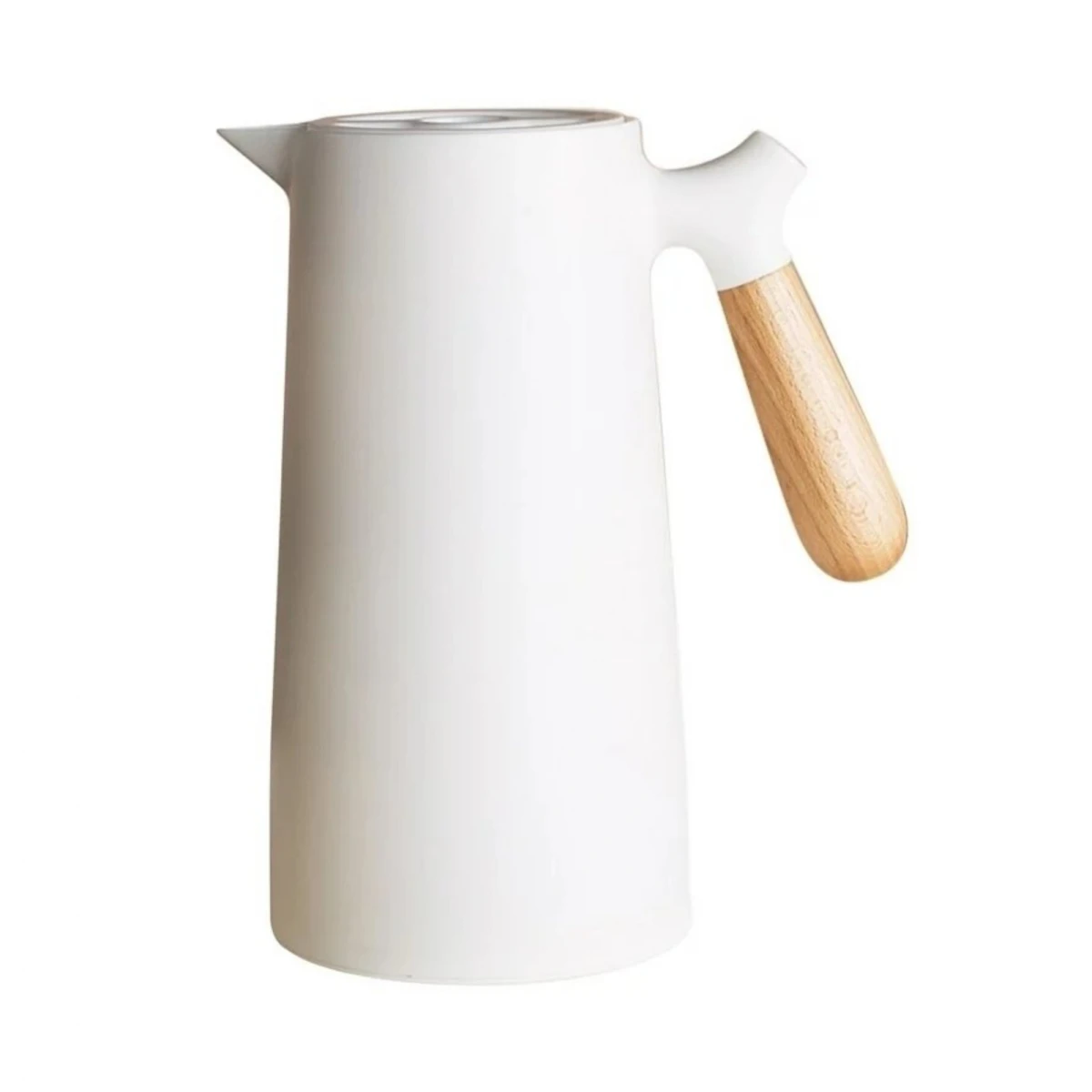 Jarra térmica 1L - plástico mango madera 