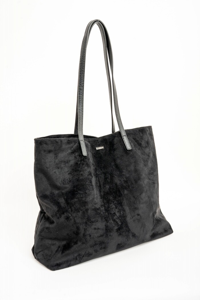 Travel Bag Gamuza Vegana Negro