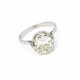 Anillo Solitario Antiguo En Platino Y Oro 18K Blanco Con Brillante 2.16 Ct Anillo Solitario Antiguo En Platino Y Oro 18K Blanco Con Brillante 2.16 Ct