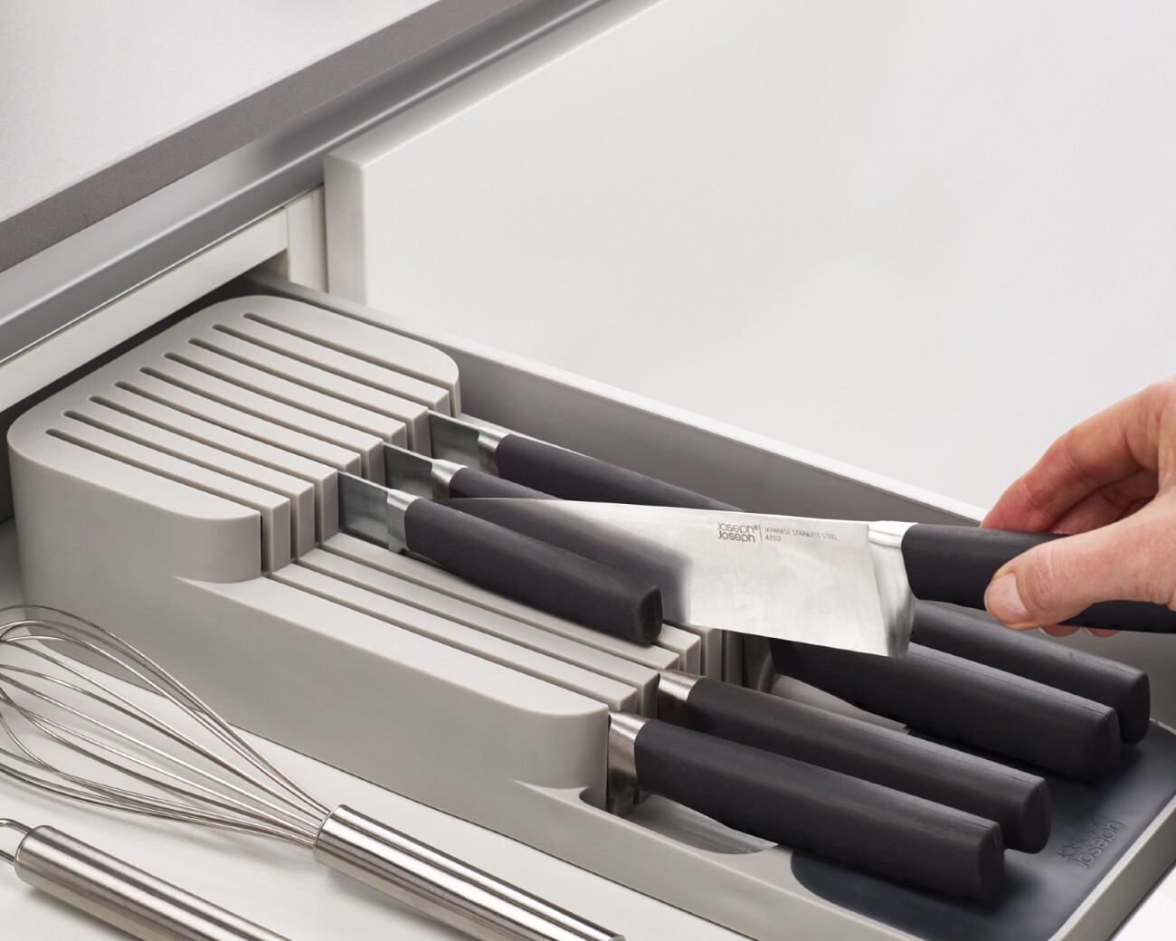 Organizador Compacto para Cuchillos Joseph Joseph DrawerStore™ Gris - PREVENTA Organizador Compacto para Cuchillos Joseph Joseph DrawerStore™ Gris - PREVENTA