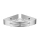 Repisa Triangular Esquinera Cromada Aqualia 20.5X20.5Mm