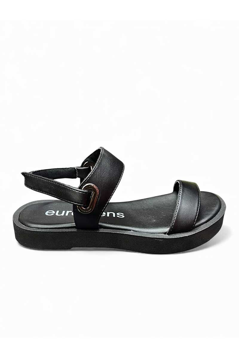 SANDALIA EURO ROMANA BAJA 214 Negro