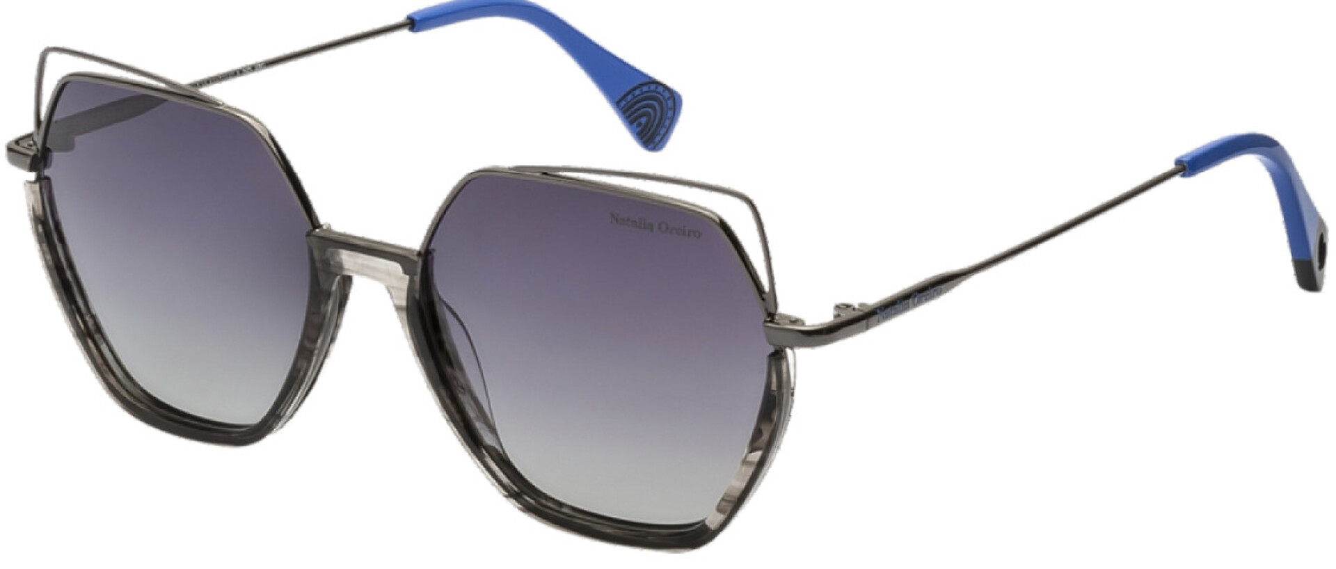 Natalia Oreiro 7431 - Negro y Azul 