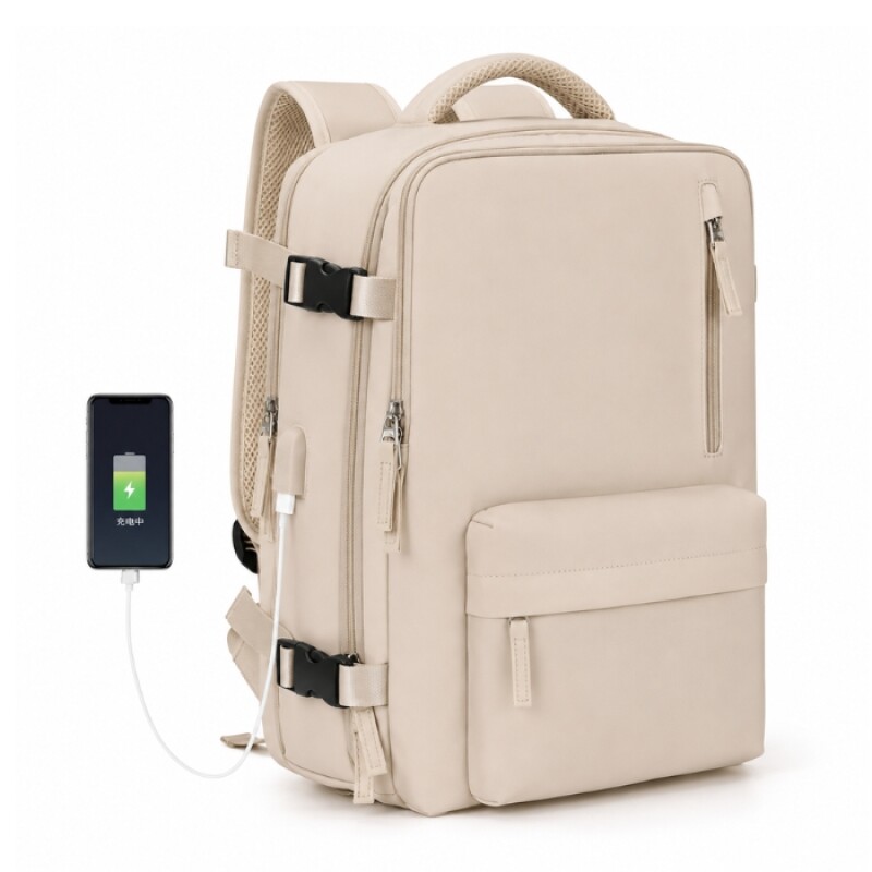 Mochila de Viaje para Cabina Beige