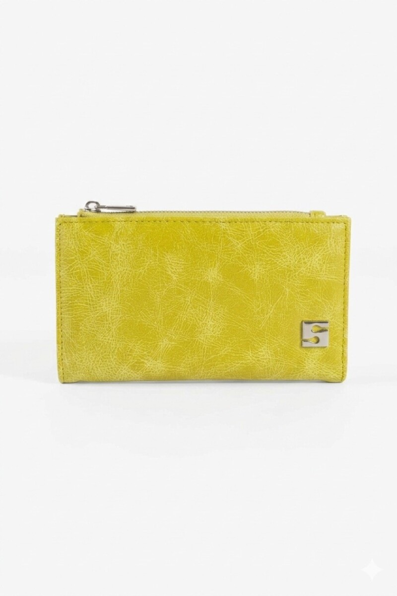Billetera larga cirere amarillo