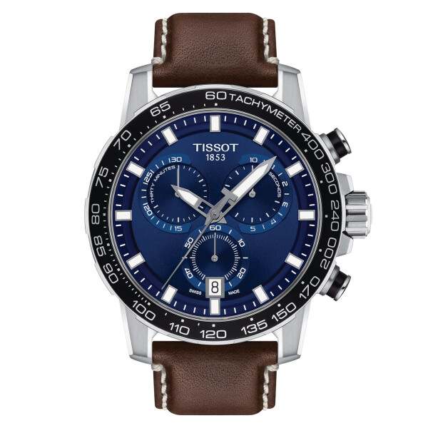 Reloj Tissot SUPERSPORT CHRONO esfera azul y correa marrón Reloj Tissot SUPERSPORT CHRONO esfera azul y correa marrón