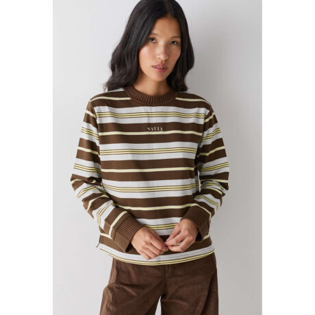 Pre Venta Buzito Savia Rayas Chocolate