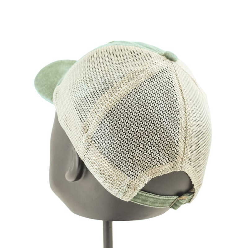 Lifestyle - ACTIVE - Duck Gorro Tongue Hat con rejlla de Unisex - XLD06 Verde-beige