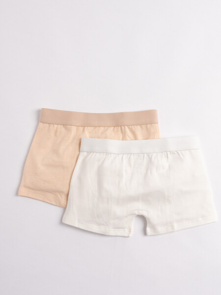 Boxer pack x2 Beige Melange