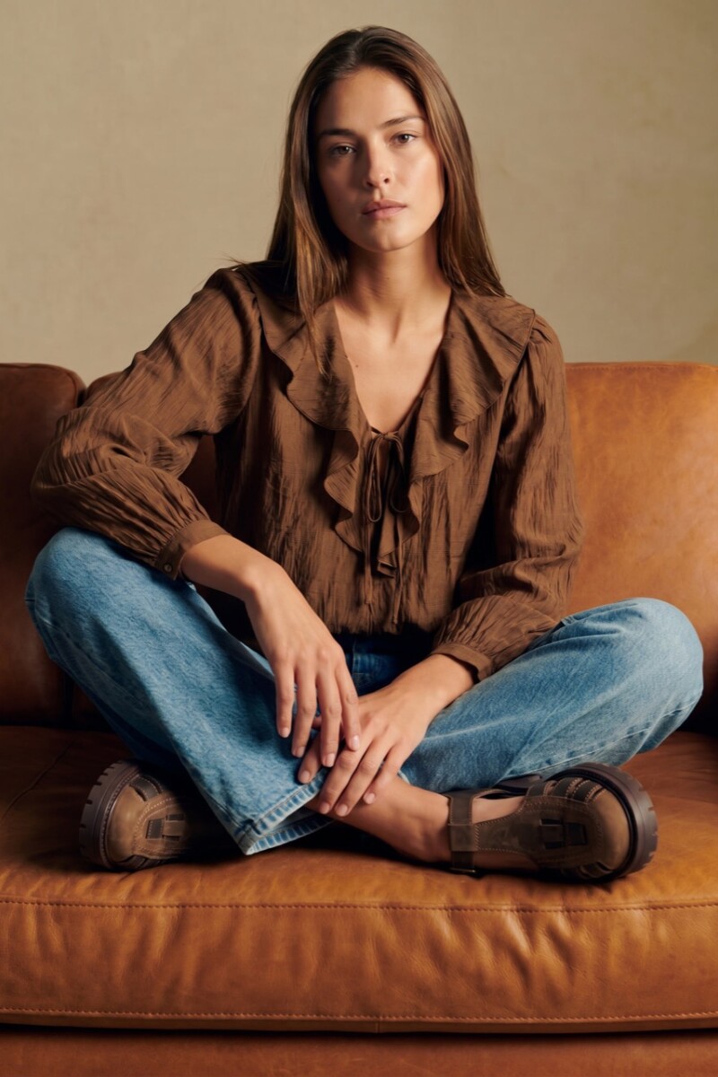 Blusa Marron