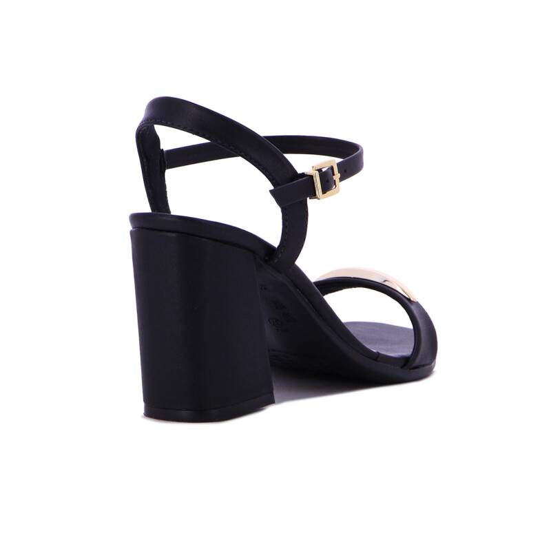 Ramarim Sandalia Una Tira Con Pulsera Y Hebilla - Negro Negro