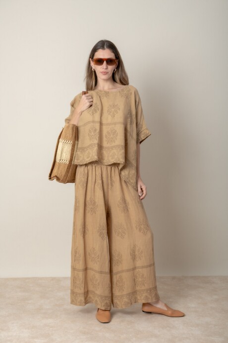 PANTALON SELENA Camel