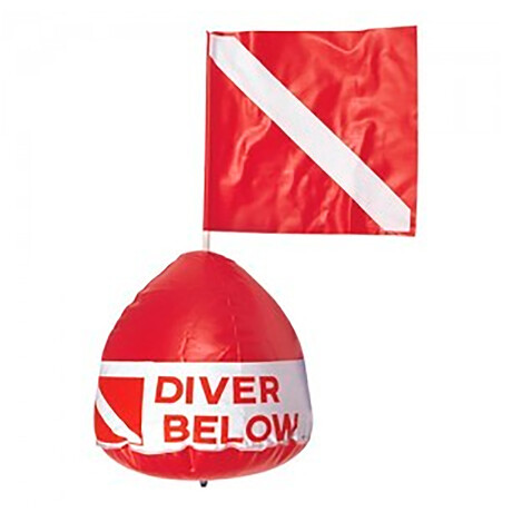 Boya Inflable Vinilo Buceo Con Bandera Aropec 001
