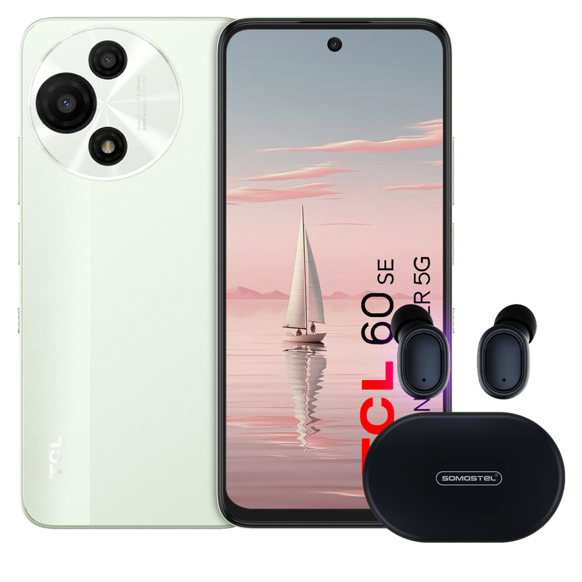 Celular Tcl 60 Se Nxtpaper 5g 18gb (8gb + 10gb) Ram 256gb + Regalo - VERDE 