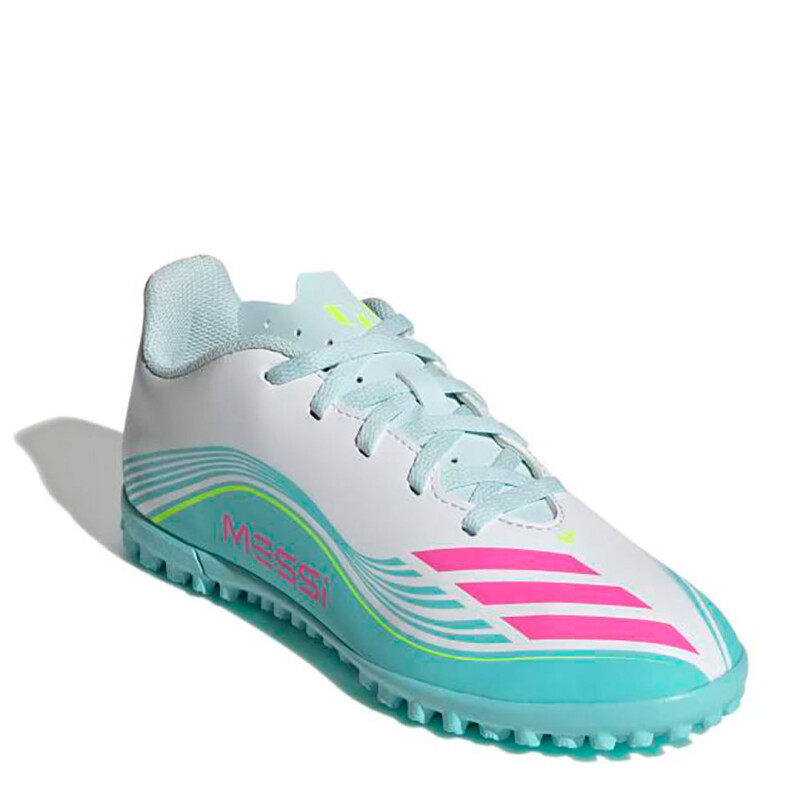 Championes de Niños Adidas F50 Messi Club Tf Blanco - Verde
