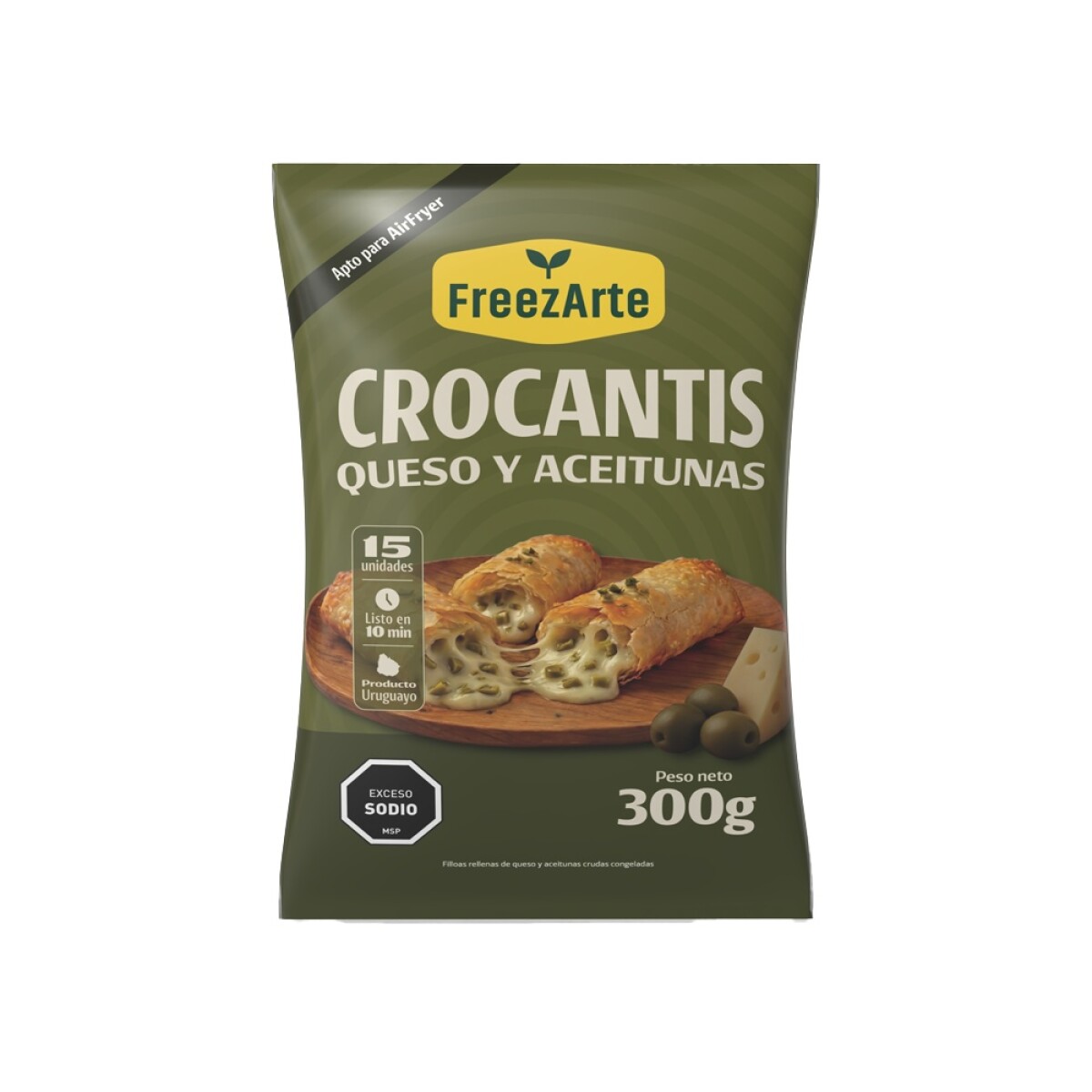 Crocantis queso y aceituna FreezArte 