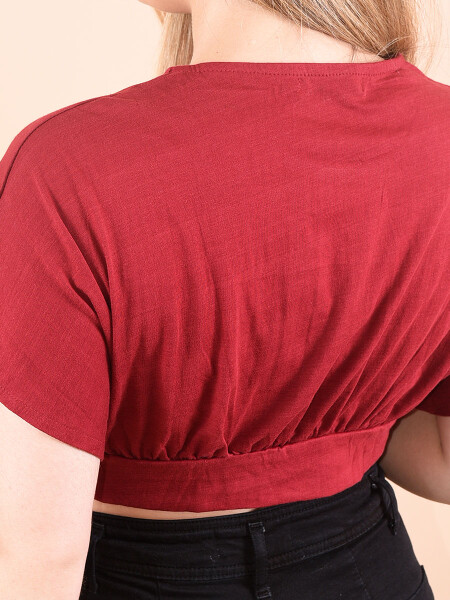 BLUSA GLORIA BORDEAUX